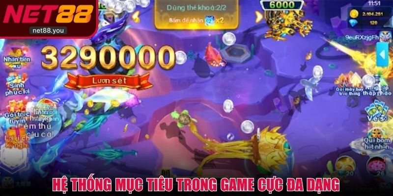 Hệ thống mục tiêu trong game cực đa dạng