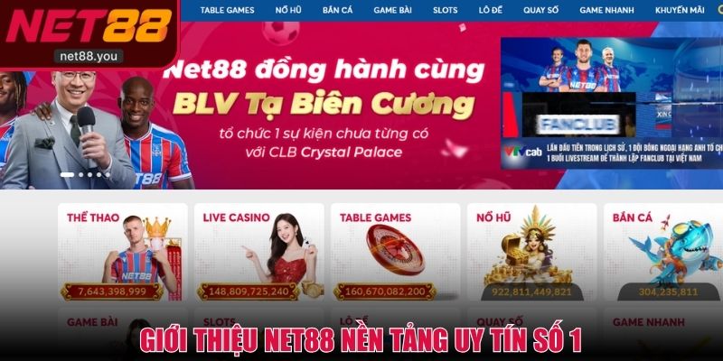 Giới thiệu NET88 nền tảng uy tín số 1